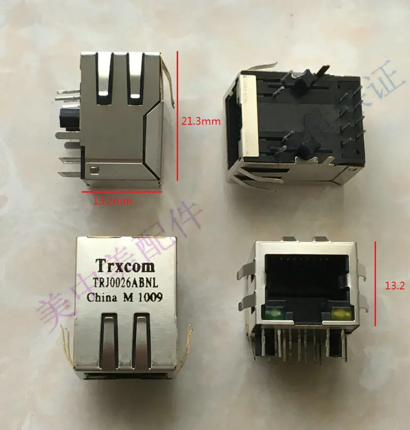 RJ45 гигабитная розетка с легким EMI эластичным сетевым фильтром трансформатором