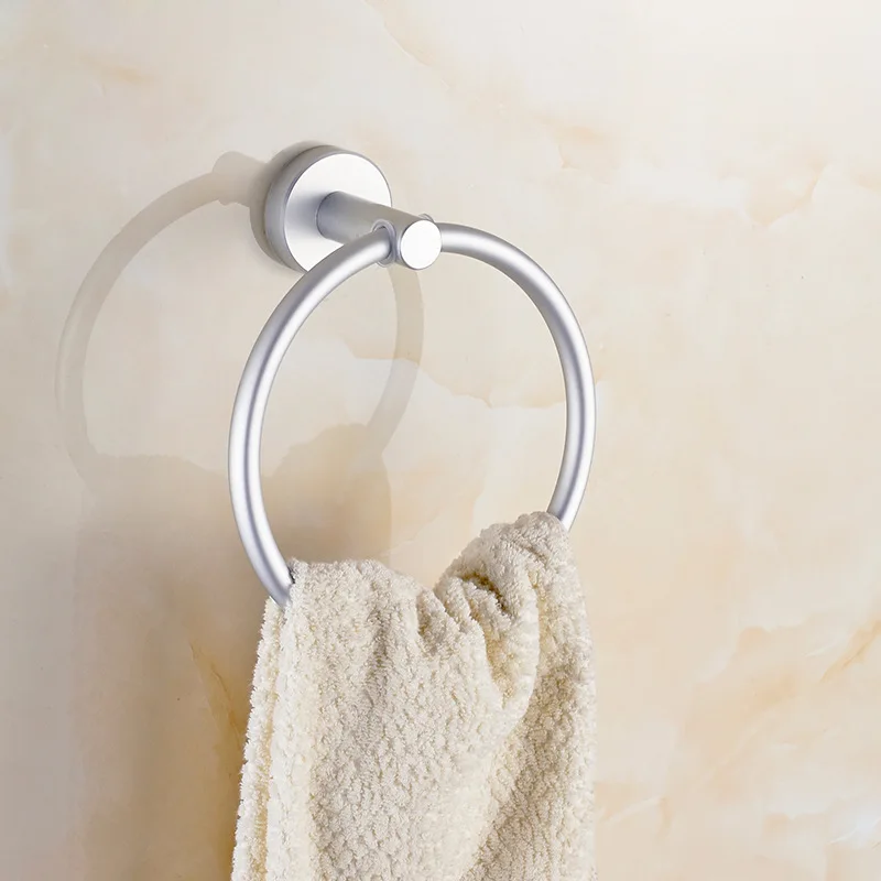 

Alumimum Bathroom Towel Ring Towel Hook Towel Ring Towel Rod Towel Rack yu jin huan Circular Ring