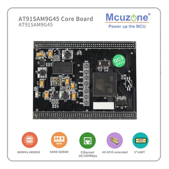 

MDK9G45 Core Board, AT91SAM9G45 400MHz CPU, 64MB DDR2, LCD, Ethernet ISI