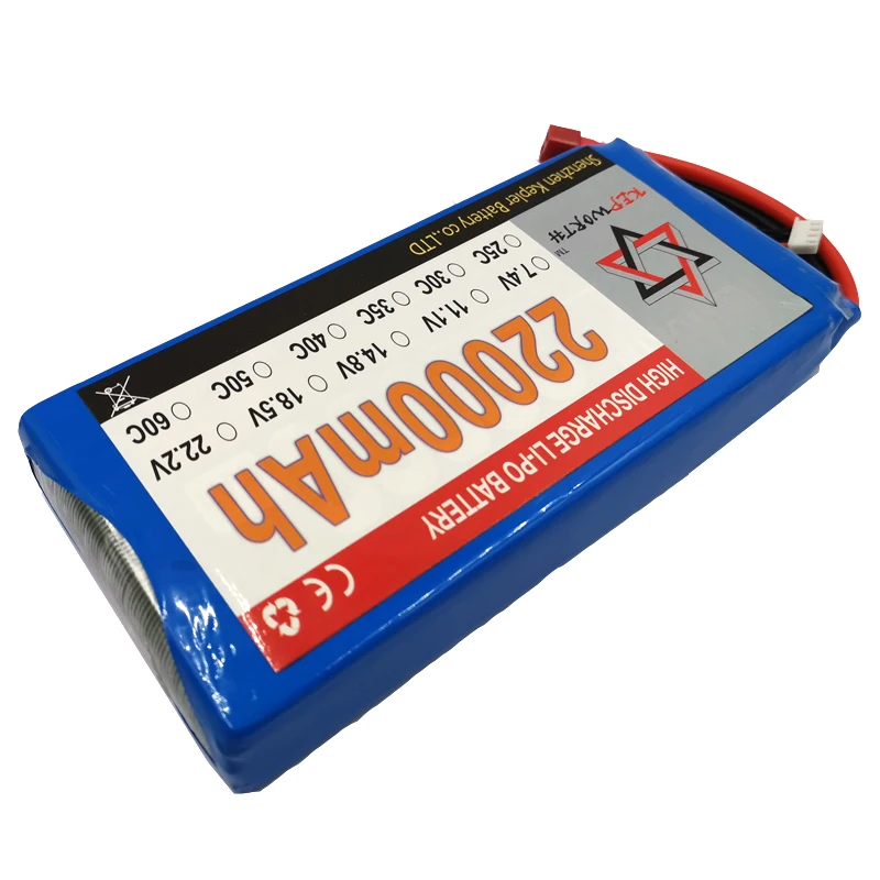 RC Lipo высокомощный аккумулятор 3S 11,1 V 22000mAh 25C для вертолета Дрон самолет автомобиль игрушка RC Li-Po аккумулятор высокой мощности