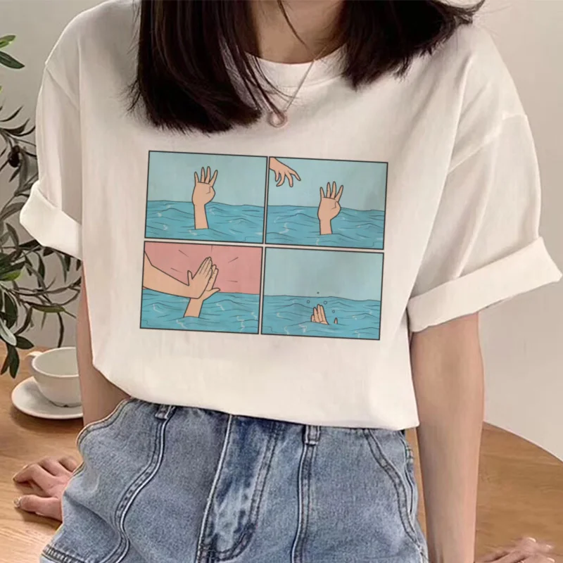 

Vogue Style Funny Fatal Misunderstanding Unexpected Results T-shirt Fashion Streetwear Harajuku Skateboard Street T Shirt Women