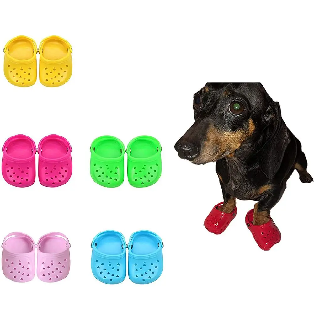 Title 2, Summer Dog Shoes Hollow Out Slippers Pet Breath...