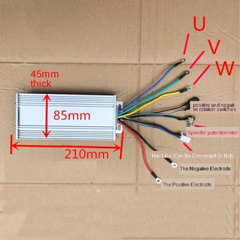 

DC12V-24V Brushless Motor Controller High Power Brushless Motor Driver 800W 40A