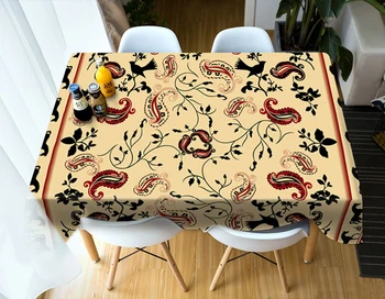 

Exotic Style Bohemia Ethnic Pattern Tablecloth Kitchen Dining Table Decor Home Rectangular Party Table Covers Drop Ship
