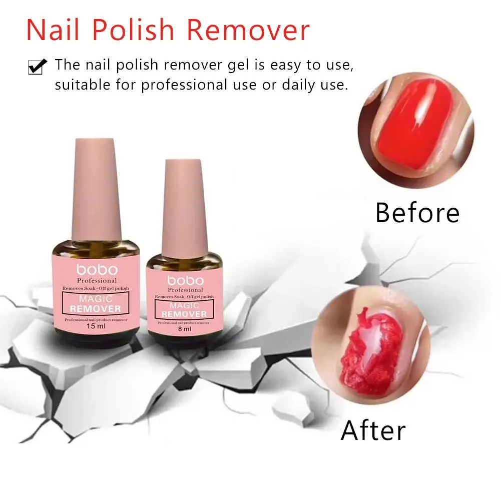 1Pcs 15ml Nail Gel Magic Remover Gel Soak Off Remover Nail Polish Delete Primer Acrylic Clean Degreaser Lacquer 2
