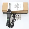 GJ8018LCD Hot Air Gun Handle Soldering Station Welding Heating Tools Temperature Adjustable Black Electronic Heater 4 BGA Nozzle 6