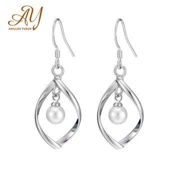 

Anillos Yuzuk Women's Earring Forest Root Sexy Little Pearl Earrings Women's gold and Silver 925 Pieces of Jewelry leaf Ear