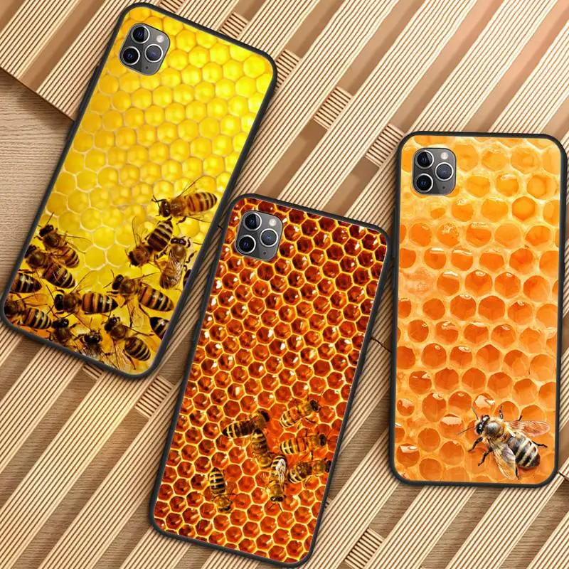 Чехлы для телефонов Bumble Bee Honeycomb iPhone 11 12 mini pro XS MAX 8 7 6 6S Plus X 5S SE 2020 XR | Мобильные