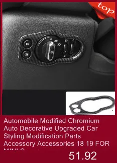 Auto Dashboard Steering Wheel Automobile Upgraded Decorative Chromium Car Styling Accessories Modification 18 19 FOR MINI Cooper