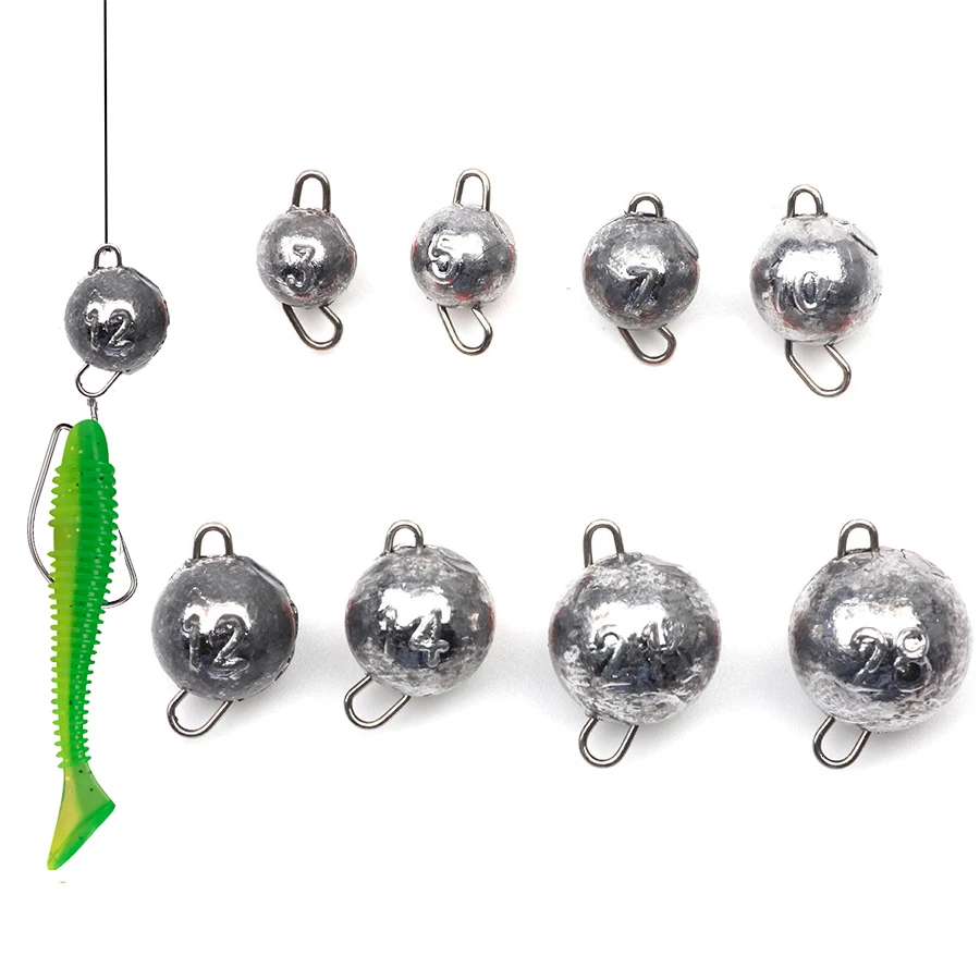 Jsm 18Pcs Tungsten Bullet Fishing Sinker For Texas Rig Plastic