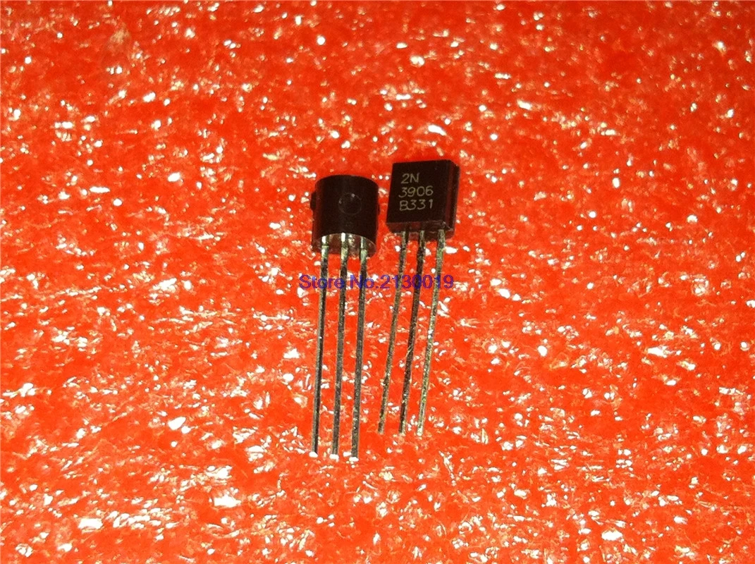 100 шт./лот 2N3906 TO-92 3906 общего назначения Транзистор 0.2A 40V PNP MMBT3906