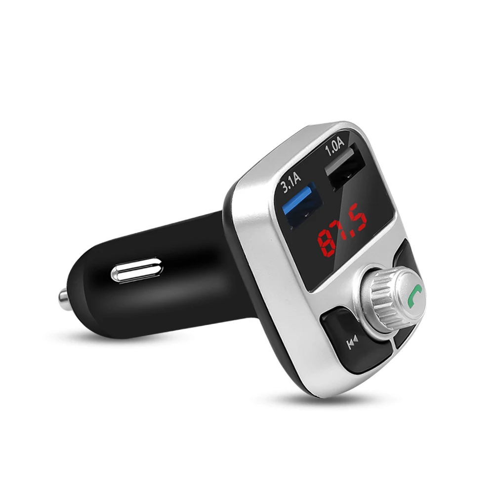 QC2.0 3.1A быстрое зарядное устройство с двумя usb-портами адаптер питания Bluetooth 4 2 MP3