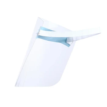 

PET Safety Face Shield Clear Flip Up Visor Protective Face Anti-Fog Industry Anti-Saliva Splash Anti-droplet Mask Face Windproof