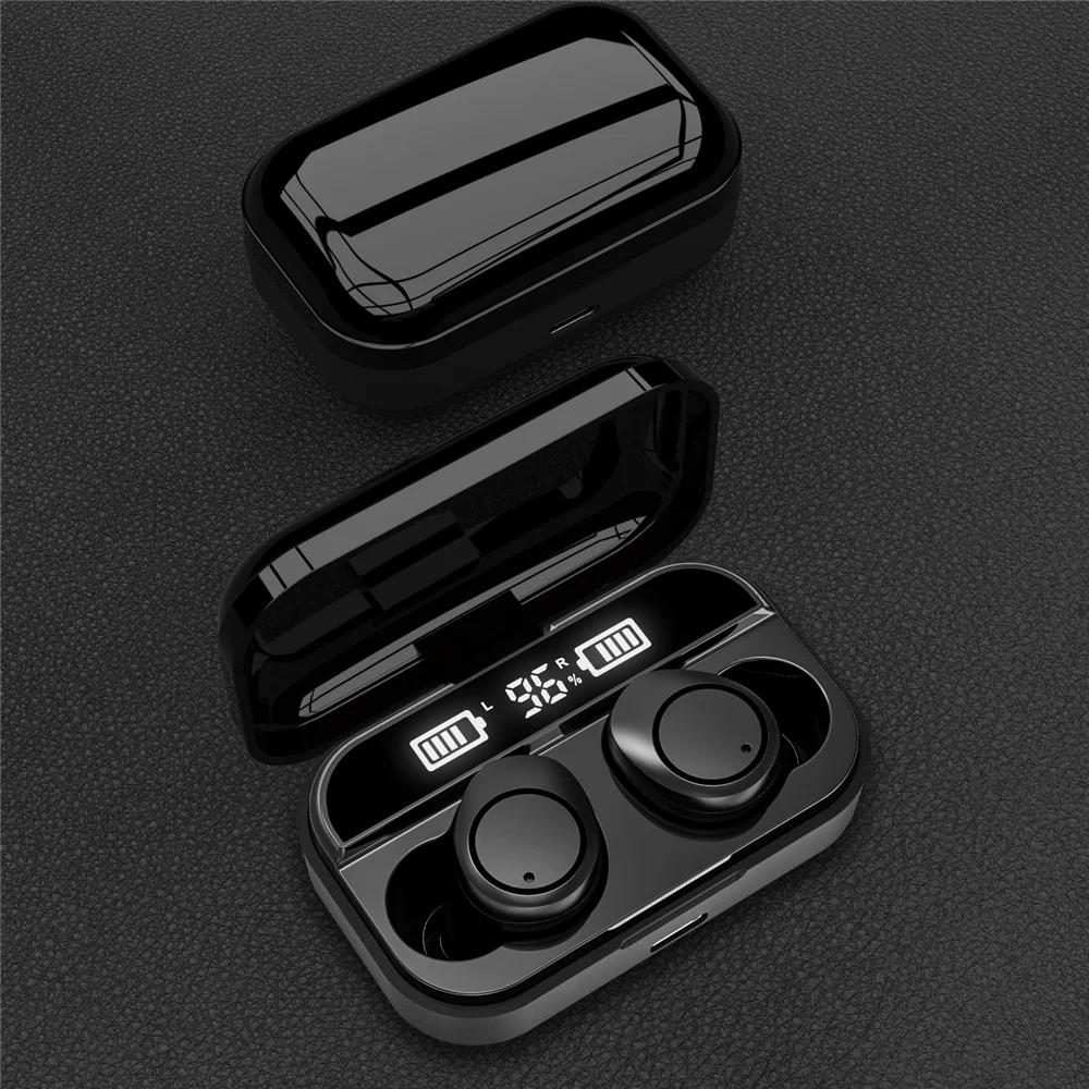 X5 Bluetooth V5.0 гарнитура стерео Спортивные Беспроводные наушники с светодиодный дисплеем прочные портативные наушники для путешествий