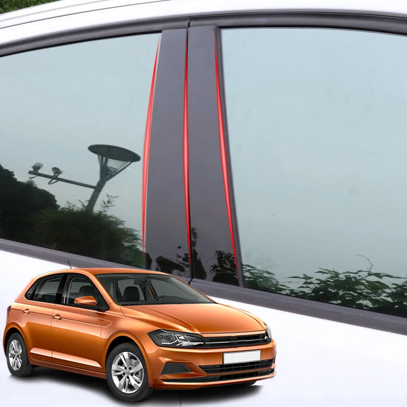Наклейка на окна автомобиля подходит для Volkswagen Polo MK5 MK6 2009-2020 ПВХ | Автомобили и