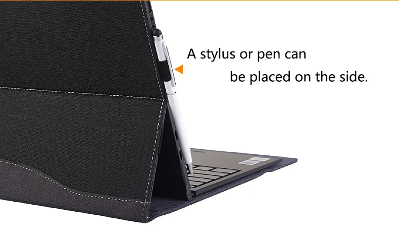 capa protetora de couro pu para lenovo yoga duet tabletes capa de pc para ioga duet design criativo