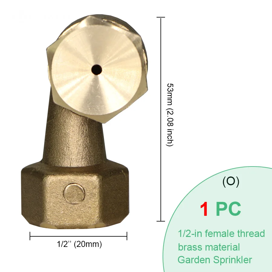 MUCIAKIE, латунная насадка, садовый распылитель, спрей, медная система охлаждения, насадка, оросительная нить, инструменты для полива тумана - Цвет: 2pcs - o