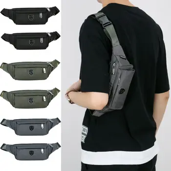 

Fashion Fanny Pack for Women Men Solid Portable Waist Pack Multifunctional Travel Waterproof Phone Strap Bag