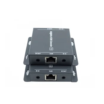 

Free shipping 4K HDMI 2.0 Extender Transmitter Receivers Over RJ45 cat5e cat6 support IR YUV4:4:4 RGB 4:4:4 distance 70m by Cat6