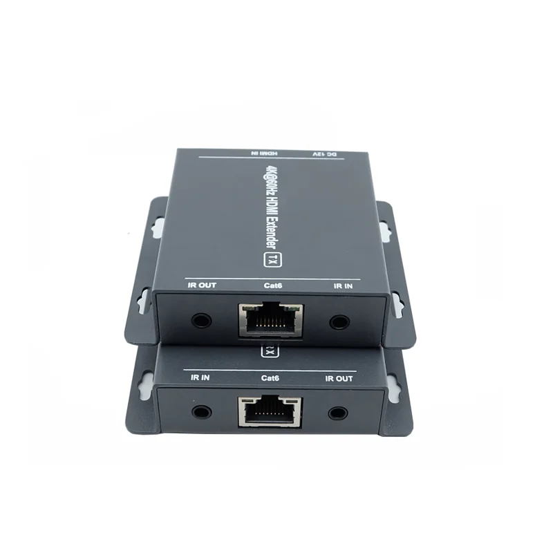 

Free shipping 4K HDMI UTP Extender Transmitter Receivers Over lan cat5e cat6 support IR distance up to 70m