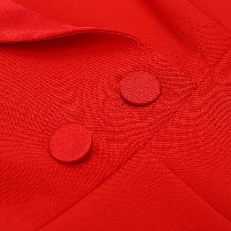 all red polo jumpsuit