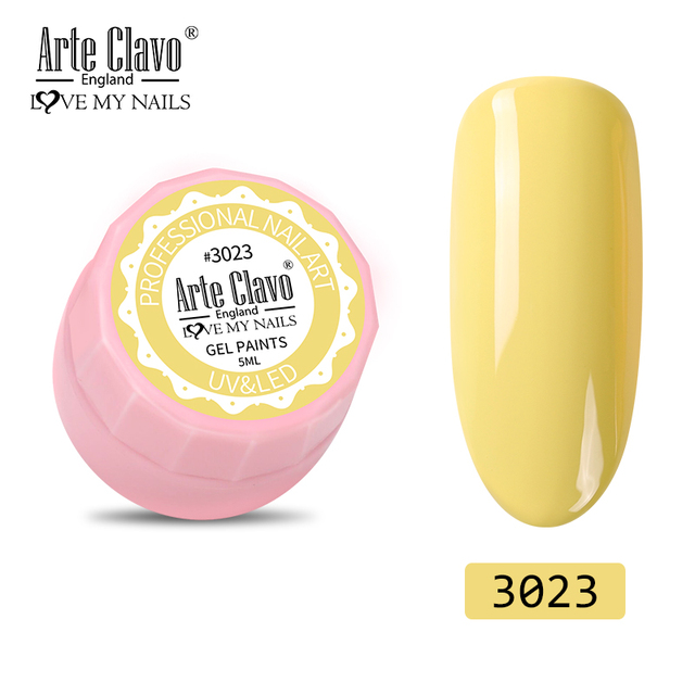 Clavo 5ML Painting Gel Nail Polish 72 Colors Gel Varnish Set For Manicure Top Base Coat Hybird Design of Nail Art Lacquer