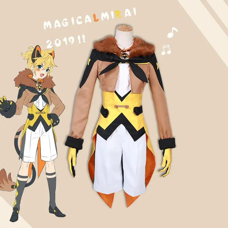 

2019 Japanese Anime Kagamine Rin/len Circus Man Woman Cosplay Costume Halloween Costumes for Women Men