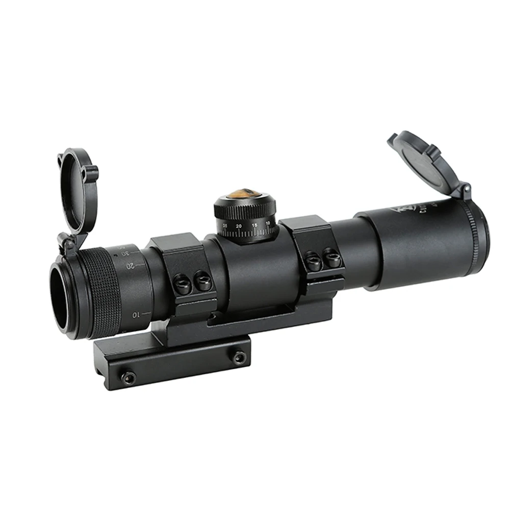 EB SS2 4x21 AO Compact Optical Glass Etched Reticle Rifle Scopes With