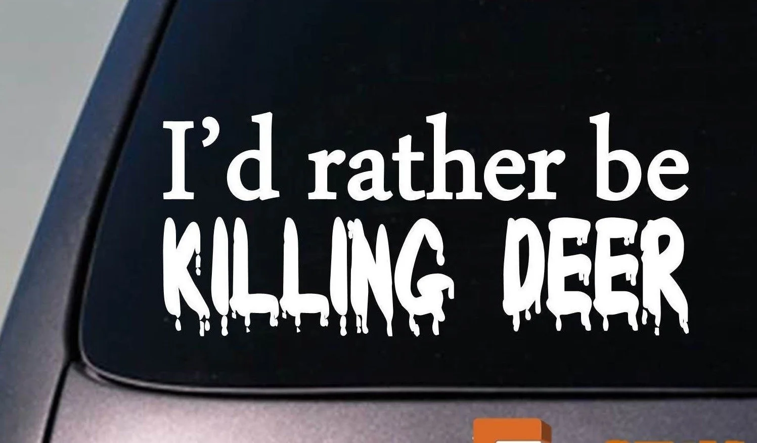I'D wonde BE KILLING DEER Охота BOWHUNTING сезонная подставка для оленей " Наклейка на компьютер