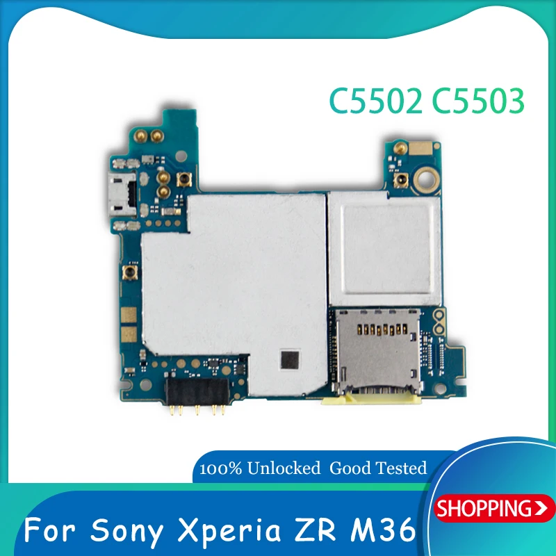 Разобранная оригинальная материнская плата для Sony Xperia ZR M36 M36h C5502 C5503 с полными