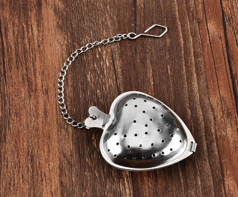 Чай Infuser в форме сердца здоровый интенсивный вкус многоразовый чай мешок пластиковый фильтр для чая 6 шт./партия