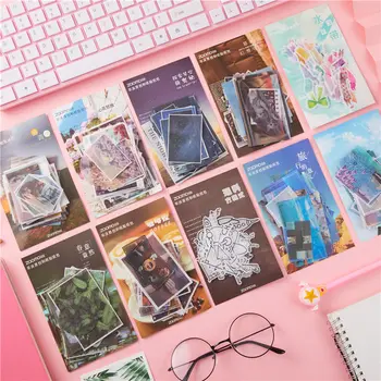 

40pcs/set Kawaii Journal Stickers Travel Series Paper Sticker Pack DIY Photo Album Decorative Seal Stickers Stationery