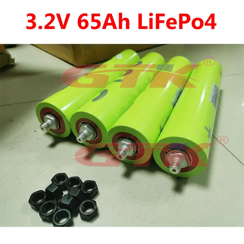 26 шт 60280 3 2 v 65Ah цилиндра lifepo4 батареи 60ah высокой скорости 3C разрядки diy Байк