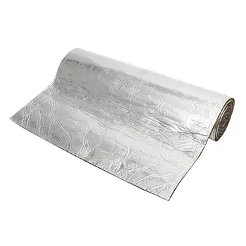 

Car Sound Deadener Mat Noise bonnet Insulation Deadening for Hood Engine Firewall Heat Material Aluminum Foam Sticker 4MX1M 10mm