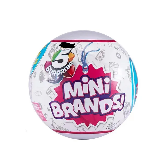 5 Surprise Toy Mini Brands Capsule By  Ball Blue Blind Box Collectible Toy Anime Figure Toy Birthday Surprise Kids Gift 4