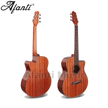 

Afanti Music 40 inch Sapele top / Sapele Back & Sides Acoustic guitar (WY-038)