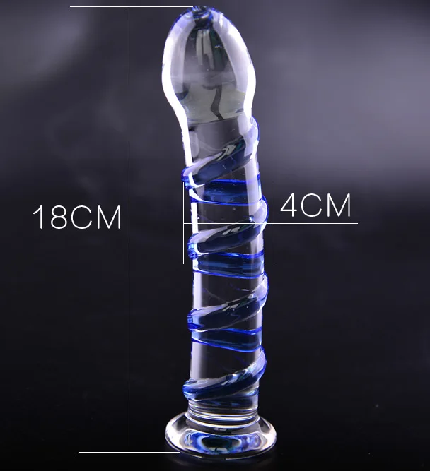 Yue inflooring A46002 стеклянный анус Suppository Butt Plug охлаждающий летний день Льда и Огня двойные дни взрослый секс продукт