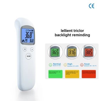 

Infrared Thermometers Non-contact Forehead Thermometer LCD Digital display smart calibration Temperature Gun For Baby Kids Adult