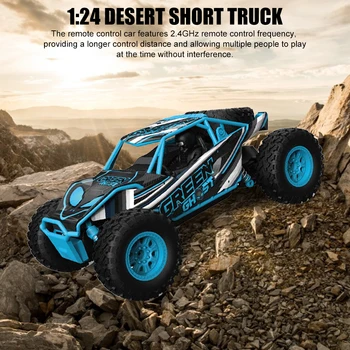 

1:24 Remote Control Car 2.4G 4WD Desert Truck Off-road Drift Stunt Vehicle High-Speed RC Car Toy For Kids Toy Gift