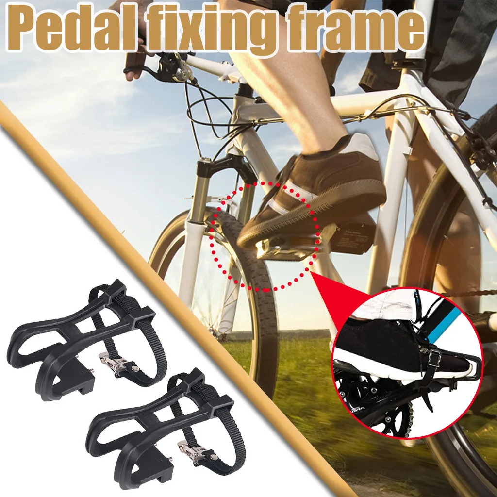 High Quality Bicycle Pedal Bike Pedals With Clips And Straps For Outdoor Cycling And Indoor