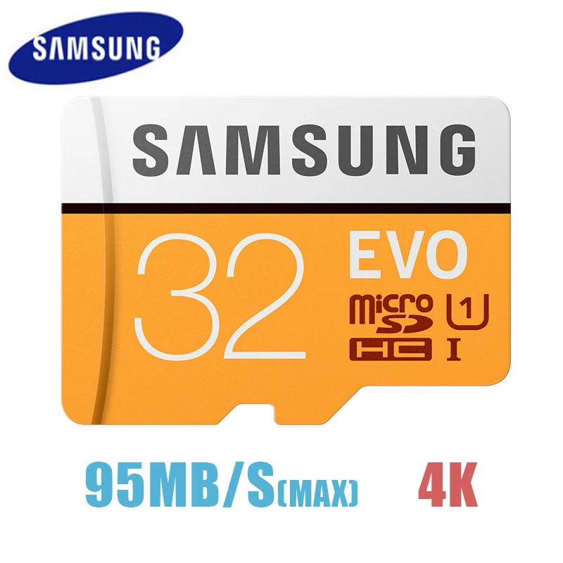SAMSUNG EVO карта памяти Micro SD класс 10 128 ГБ 32 64 ГБ|Карты памяти| |