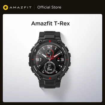 Amazfit-Reloj inteligente Xiaomi T-REX con Android, con control de música, GPS/GLONASS, 20 días de batería, CES y MIL-STD 2020