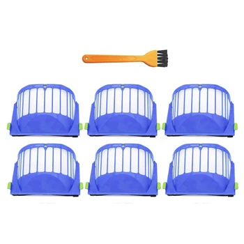 

6 Pcs Replacement Parts Filters Compatible for IRobot Roomba 500 600 Series Replenishment Vacuum Cleaner Accessory