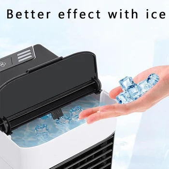 

USB Plug-In Summer Cooler Fan Mini Portable 3-Speed Desktop Dormitory W/ LED