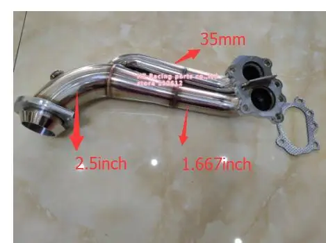 Renault downpipe size