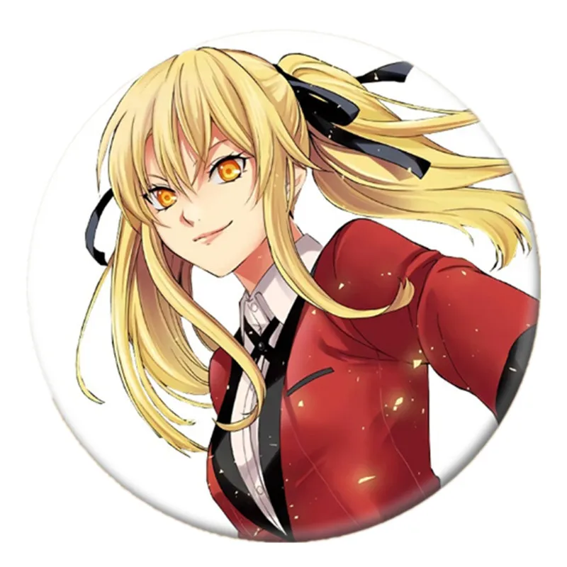 Anime Manga KAKEGURUI Brooch Pin Brestpin Yumeko Jabami Badge For Clothes Backpack Decoration Children's gift