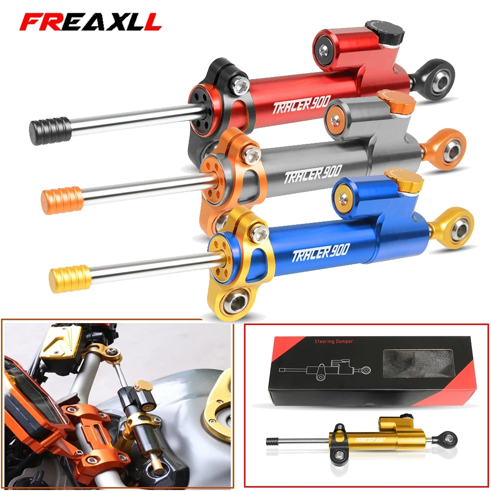 

For YAMAHA Tracer 900/GT Tracer900 GT 2018 Moto CNC Motorcycle Steering Damper Stabilizer Linear Reversed Safety Control Over