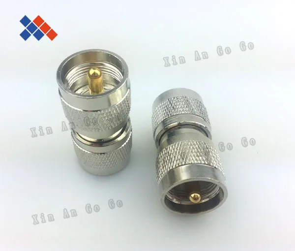 Коаксиальный радиочастотный UHF-JJ мужской и мужской разъем
