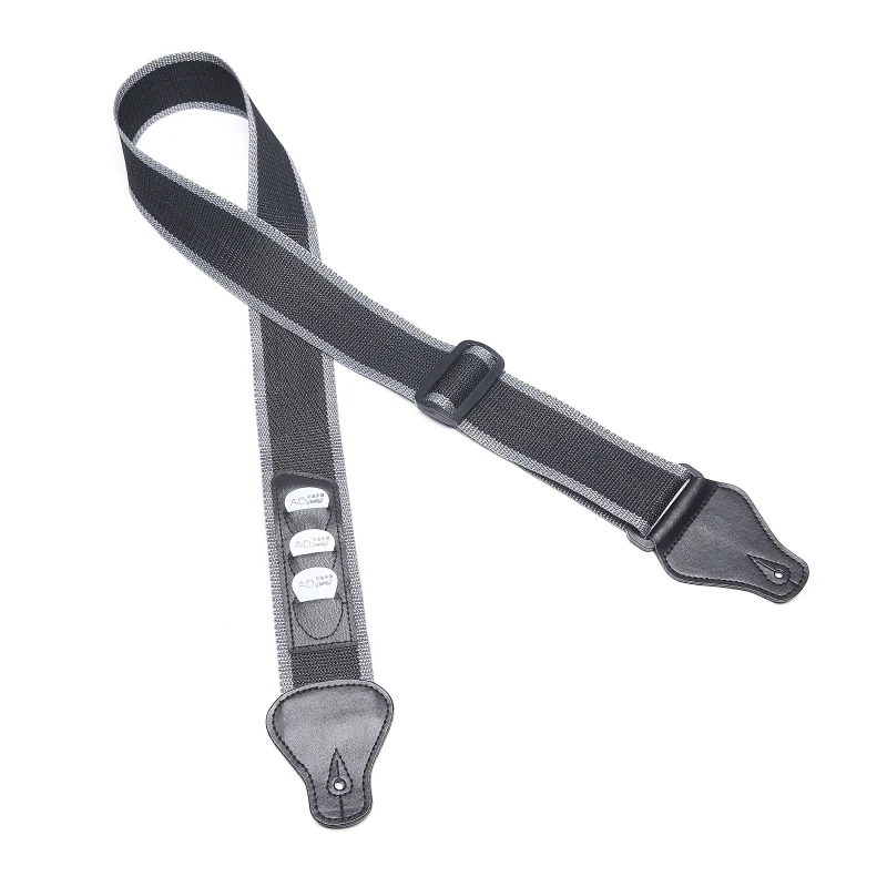 

Adjustable Guitar Straps Shoulder Belt Electric Guitar Holder Strap Sling For Acoustic Ukelele Instrument With Guitar Picks Slot