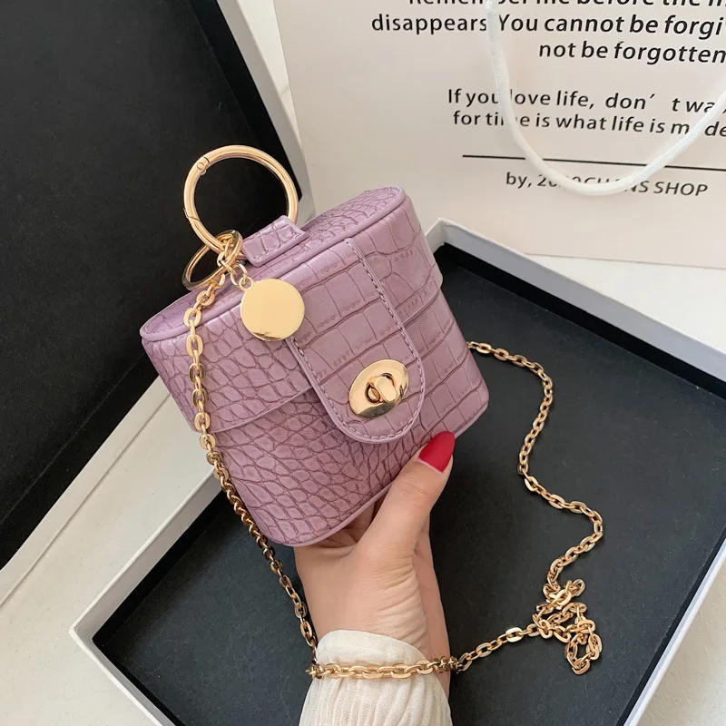 

Bags women's bags new 2020 summer new all-match PU bag trend chain bag messenger small square bag